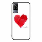 For vivo S9e Colorful Painted Glass Phone Case(Love) - 1