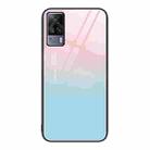 For vivo S9e Colorful Painted Glass Phone Case(Blue Sky) - 1