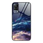 For vivo S9e Colorful Painted Glass Phone Case(Starry Sky) - 1