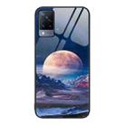 For vivo S9 Colorful Painted Glass Phone Case(Moon Hill) - 1