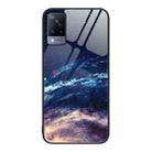 For vivo S9 Colorful Painted Glass Phone Case(Starry Sky) - 1