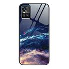 For vivo S10 Colorful Painted Glass Phone Case(Starry Sky) - 1