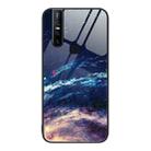 For vivo V15 Colorful Painted Glass Phone Case(Starry Sky) - 1