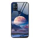 For OnePlus Nord N10 5G Colorful Painted Glass Phone Case(Moon Hill) - 1