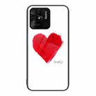 For Xiaomi Redmi 10C Colorful Painted Glass Phone Case(Love) - 1