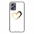 For Xiaomi Redmi Note 11T Pro Colorful Painted Glass Phone Case(Golden Love) - 1