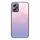 For Xiaomi Redmi Note 11T Pro Colorful Painted Glass Phone Case(Purple Sky) - 1