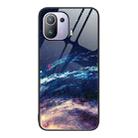 For Xiaomi Mi 11 Pro Colorful Painted Glass Phone Case(Starry Sky) - 1