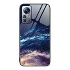 For Xiaomi 12 Pro Colorful Painted Glass Phone Case(Starry Sky) - 1