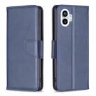 For Nothing Phone 1 Lambskin Texture Leather Phone Case(Blue) - 1