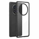 For Huawei Mate 50 Pro Four-corner Shockproof TPU + PC Phone Case(Black) - 1