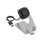 For Amazfit Bip 3 Aluminum Alloy Watch Charger Holder(Space Grey) - 1