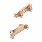 For AMAZFIT T-Rex 2 2 in 1 Metal Watch Band Connectors(Rose Gold) - 1