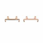 For AMAZFIT T-Rex 2 2 in 1 Metal Watch Band Connectors(Rose Gold) - 2
