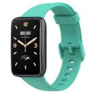 For Xiaomi Mi Band 7 Pro Solid Color Silicone Watch Band(Teal) - 1