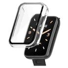 For Xiaomi Mi Band 7 Pro PC+ Toughened Film Fully Enclosed Protective Watch Case(Transparent White) - 1