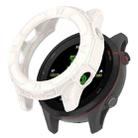 For Garmin Forerunner 255 Armor Hollow TPU Watch Case(Lvory White) - 1