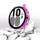 For Samsung Galaxy Watch 5 44 mm Full Coverage TPU Electroplating Protective Case(Pink) - 1