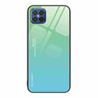 For Huawei nova 8 SE Gradient Color Glass Case(Green Cyan) - 1