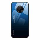 For Huawei Enjoy 20 Plus 5G Gradient Color Glass Case(Blue Black) - 1