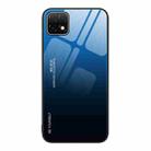 For Huawei Enjoy 20 5G Gradient Color Glass Case(Blue Black) - 1