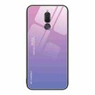 For Huawei Maimang 6 Gradient Color Glass Case(Pink Purple) - 1