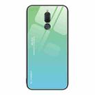 For Huawei Maimang 6 Gradient Color Glass Case(Green Cyan) - 1