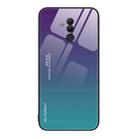 For Huawei Maimang 7 Gradient Color Glass Case(Aurora Blue) - 1
