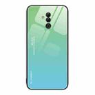 For Huawei Maimang 7 Gradient Color Glass Case(Green Cyan) - 1