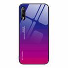 For Honor 9X Gradient Color Glass Phone Case(Purple Red) - 1