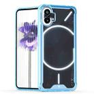 For Nothing Phone 1 Acrylic + TPU Clear Protective Phone Case(Blue) - 1