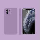 For iPhone 13 mini Imitation Liquid Silicone Phone Case (Purple) - 1