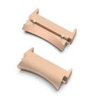 For Samsung Galaxy Watch 5 / Watch 5 Pro / Watch 4 / Watch 4 Classic 1 Pair Universal Metal Watch Band Connectors(Rose Gold) - 1