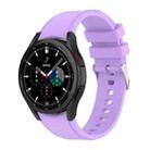 For Samsung Galaxy Watch5/Watch5 pro Silicone Watch Band(Lilac Purple) - 1