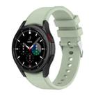 For Samsung Galaxy Watch5/Watch5 pro Silicone Watch Band(Light Green) - 1