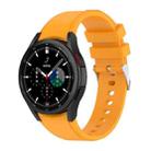 For Samsung Galaxy Watch5/Watch5 pro Silicone Watch Band(Yellow) - 1