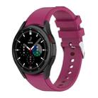 For Samsung Galaxy Watch5/Watch5 pro Silicone Watch Band(Wine Red) - 1