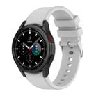 For Samsung Galaxy Watch5/Watch5 pro Silicone Watch Band(Silver Grey) - 1