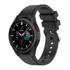 For Samsung Galaxy Watch5/Watch5 pro Silicone Watch Band(Black) - 1