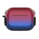2 in 1 Varnish Colorful PC + TPU Earphone Case For AirPods Pro(Red+Blue Gradient) - 1