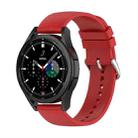 For Samsung Galaxy Watch 5 40mm 20mm Round Tail Silicone Watch Band(Red) - 1