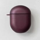 For Xiaomi Redmi Buds 4 Earphone PC Solid Color Frosted Protective Case(Wine Red) - 1