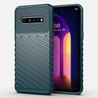 For LG V60 ThinQ Thunderbolt Shockproof TPU Soft Case(Dark Green) - 1