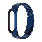 For Xiaomi Mi Band 6 / 6 NFC MIJOBS TF2 Tri-Bead Stainless Steel Watch Band(Blue) - 1