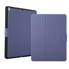For iPad 9.7 (2018) / (2017) Electric Pressed Texture Horizontal Flip Leather Case with Holder & Pen Slot(Lavender Gray) - 1