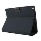 For iPad 9.7 (2018) / (2017) Electric Pressed Texture Horizontal Flip Leather Case with Holder & Pen Slot(Dark Gray) - 3