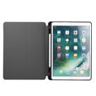 For iPad 9.7 (2018) / (2017) Electric Pressed Texture Horizontal Flip Leather Case with Holder & Pen Slot(Dark Gray) - 7