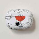 For Xiaomi Redmi Buds 4 Pro Earphone PC Cartoon Frosted Protective Case(White) - 1
