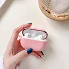 For Xiaomi Redmi Buds 4 Pro Solid Color PC Frosted Earphone Protective Case(Pink) - 2