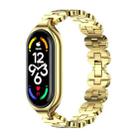 For Xiaomi Mi Band 7 / 7 NFC MIJOBS Stainless Steel Watch Band, Style:Bone Chain(Gold) - 1